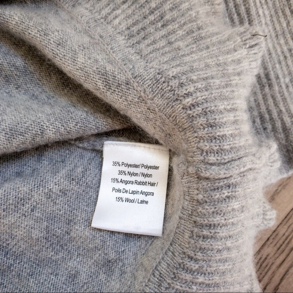 angora rabbit hair & wool cardigan - Picture 8 of 8